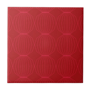 Red, pink, cool, unique, trendy, decorative art fliese
