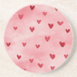 Red Pink Hearts Love   Getränkeuntersetzer<br><div class="desc">Red Pink Hearts Love</div>