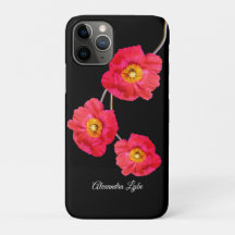 Red Pink Modern Poppies Poppy Blume