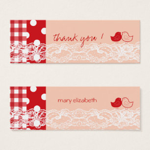 Red & Pink Twin Birthday Party do-it-yourself Gift