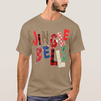 Red Pläd Jingle Bells Christmas Family Pajama T-S T-Shirt