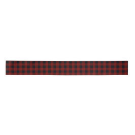 Red Plaid Satinband