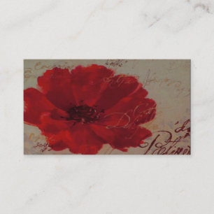 Red Plantes ~ Business Card Visitenkarte
