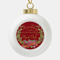 Red Poinsettia Book Club Freundschaft