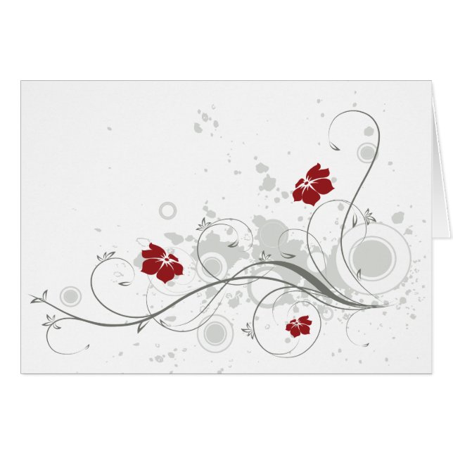 Red Poinsettias (Vorderseite (Horizontal))