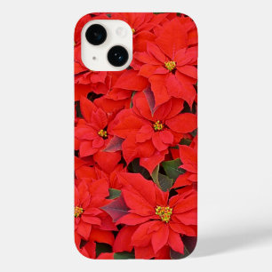 Red Poinsettias I Christmas Holiday Floral Foto Case-Mate iPhone Hülle