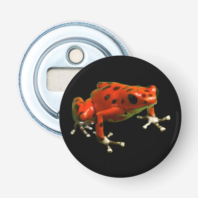 Red Poison Dart Frog Flaschenöffner (Vorderseite)