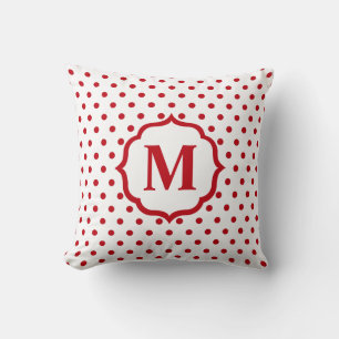 Red Polka Dot Kissen