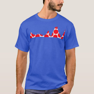 Red Polka Dot Mountain Profil T-Shirt