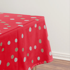 Red Polka Dots Tischdecke