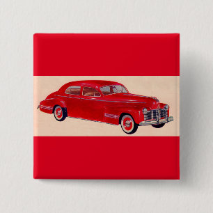 Red Pontiac Torpedo Button