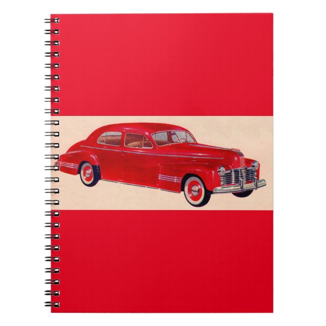 Red Pontiac Torpedo Notizblock (Vorderseite)
