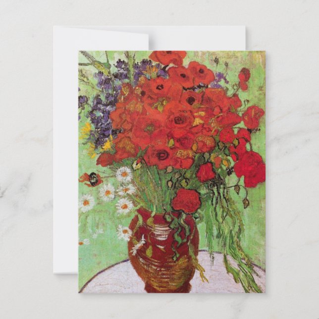 Red Poppies and Daisies von Vincent van Gogh (Vorderseite)