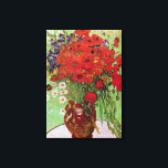 Red Poppies and Daisies von Vincent van Gogh Leinwanddruck<br><div class="desc">Still Life: Red Poppies and Daisies von Vincent van Gogh ist ein Vintager Kunst Post-Impressionismus noch Leben Blumenmalerei. Ein wunderschönes Bouquet mit Mohn-Blume und Blume aus weißem Mohn, die in einer dekorativen Vase frisch aus dem Garten stammen. Über den Künstler: Vincent Willem van Gogh (1853-1890) war einer der berühmtesten postimpressionistischen...</div>