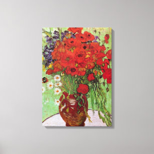 Red Poppies and Daisies von Vincent van Gogh Leinwanddruck