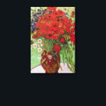 Red Poppies and Daisies von Vincent van Gogh Leinwanddruck<br><div class="desc">Still Life: Red Poppies and Daisies von Vincent van Gogh ist ein Vintager Kunst Post-Impressionismus noch Leben Blumenmalerei. Ein wunderschönes Bouquet mit Mohn-Blume und Blume aus weißem Mohn, die in einer dekorativen Vase frisch aus dem Garten stammen. Über den Künstler: Vincent Willem van Gogh (1853-1890) war einer der berühmtesten postimpressionistischen...</div>