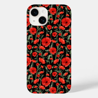 Red Poppies Case-Mate iPhone 14 Hülle