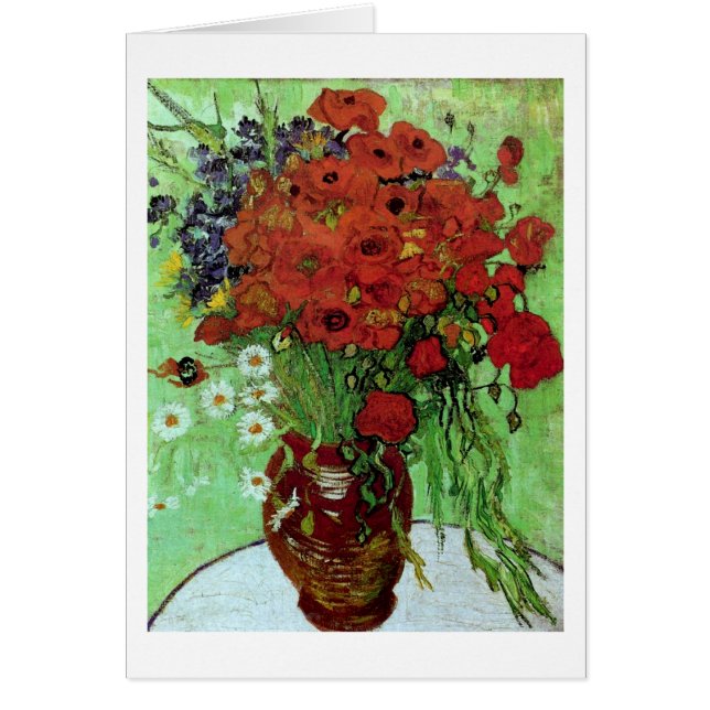 Red Poppies & Daisies (F280) Van Gogh Fine Art (Vorne)