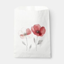 Red Poppies Geschenktütchen