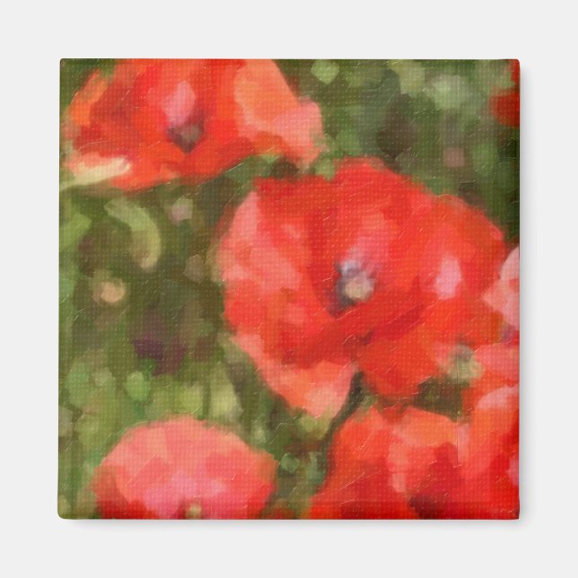 Red Poppies Magnet (Vorne)