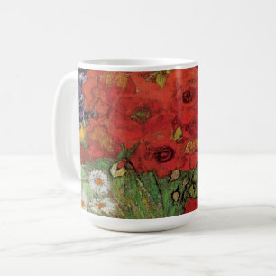 Red Poppies und Daisies von Vincent Van Gogh Kaffeetasse