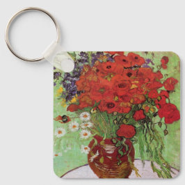 Red Poppies und Daisies von Vincent Van Gogh Schlüsselanhänger