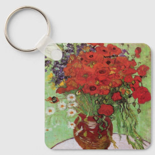 Red Poppies und Daisies von Vincent Van Gogh Schlüsselanhänger