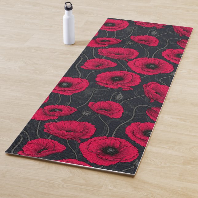 Red Poppies Yogamatte (Beispiel)