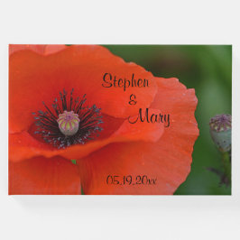 Red Poppy Gästebuch