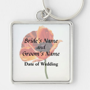 Red Poppy in Sunshine Wedding Products Schlüsselanhänger