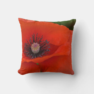 Red Poppy Pillow Kissen