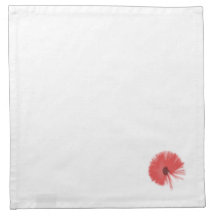 Red Poppy Set 4 Cloth Napkins