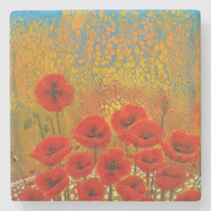 Red Poppy Untersetzer