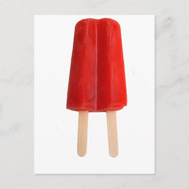 Red Popsicle Postkarte (Vorderseite)