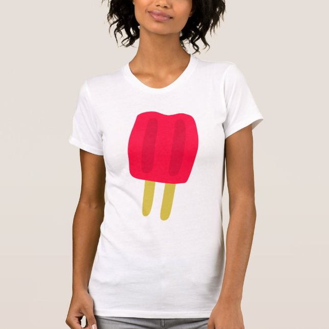 Red Popsicle Womens T - Shirt (Vorderseite)