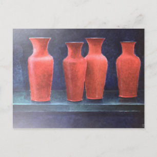 Red Pots 1988 Postkarte