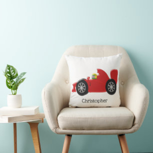 Red Racing Car Kissen