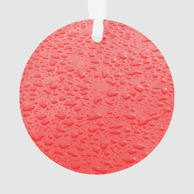 Red Raindrops en voiture (dos)