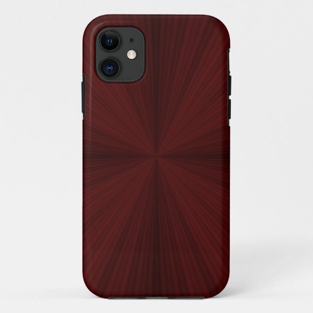 Red Rays Quartered iPhone 5 Fall Case-Mate iPhone Hülle (Rückseite)