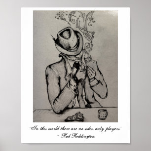 Red Reddington Sketch Poster