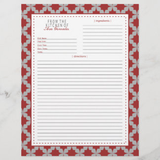 Red Retro Star Rezeptseite