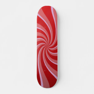 Red Retro Swils Skateboard