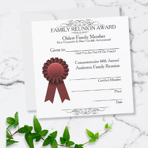 Red Ribbon EleganFamily Wiedersehen Awards Red