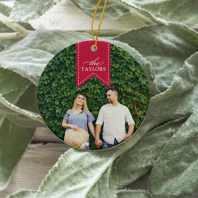 Red Ribbon | FOTO Keramik Ornament (Von Creator hochgeladen)