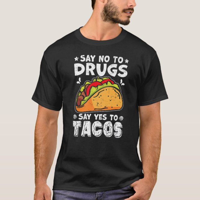 Red Ribbon Week 2022 Say No To Drugs Say Yes To Ta T-Shirt (Vorderseite)