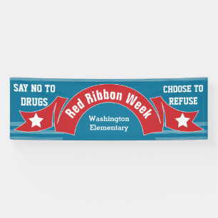 Red Ribbon Woche - Schule ohne Drogen Banner