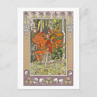 Red Rider von Ivan Bilibin Postkarte
