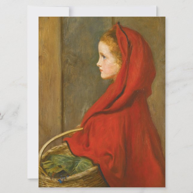 Red Riding Hood Karte (Vorderseite)