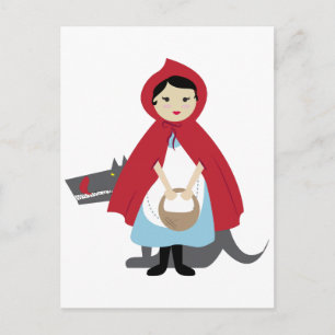 Red Riding Hood Postkarte