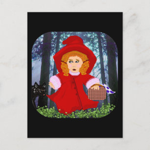 Red Riding Hood Postkarte